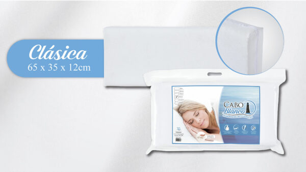 ALMOHADA  VISCOELASTICA CABO BLANCO CLASICA 65X35