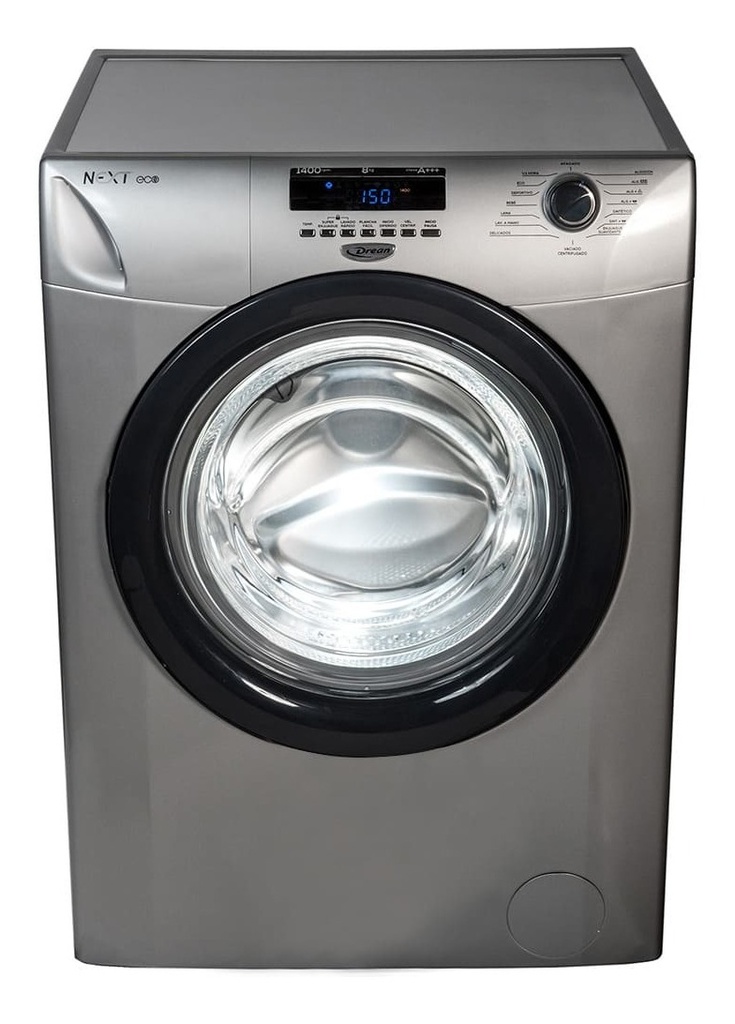 Lavarropas Automático Drean Next 8.14 P Eco Inverter Gris