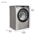 Lavarropas Automático Drean Next 8.14 P Eco Inverter Gris