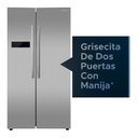 Heladera No Frost Philco Phsb530xt Inox Con Freezer 580l