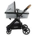 COCHE CARESTINO DELUXE V2 CO007 V2 GR GRIS C/ ACCESORIOS