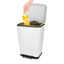 CESTO VONNE CCRI 12LB ACERO BLANCO RECTANGULAR 12L