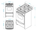 COCINA ESCORIAL PALACE CRISTAL GN BLANCA