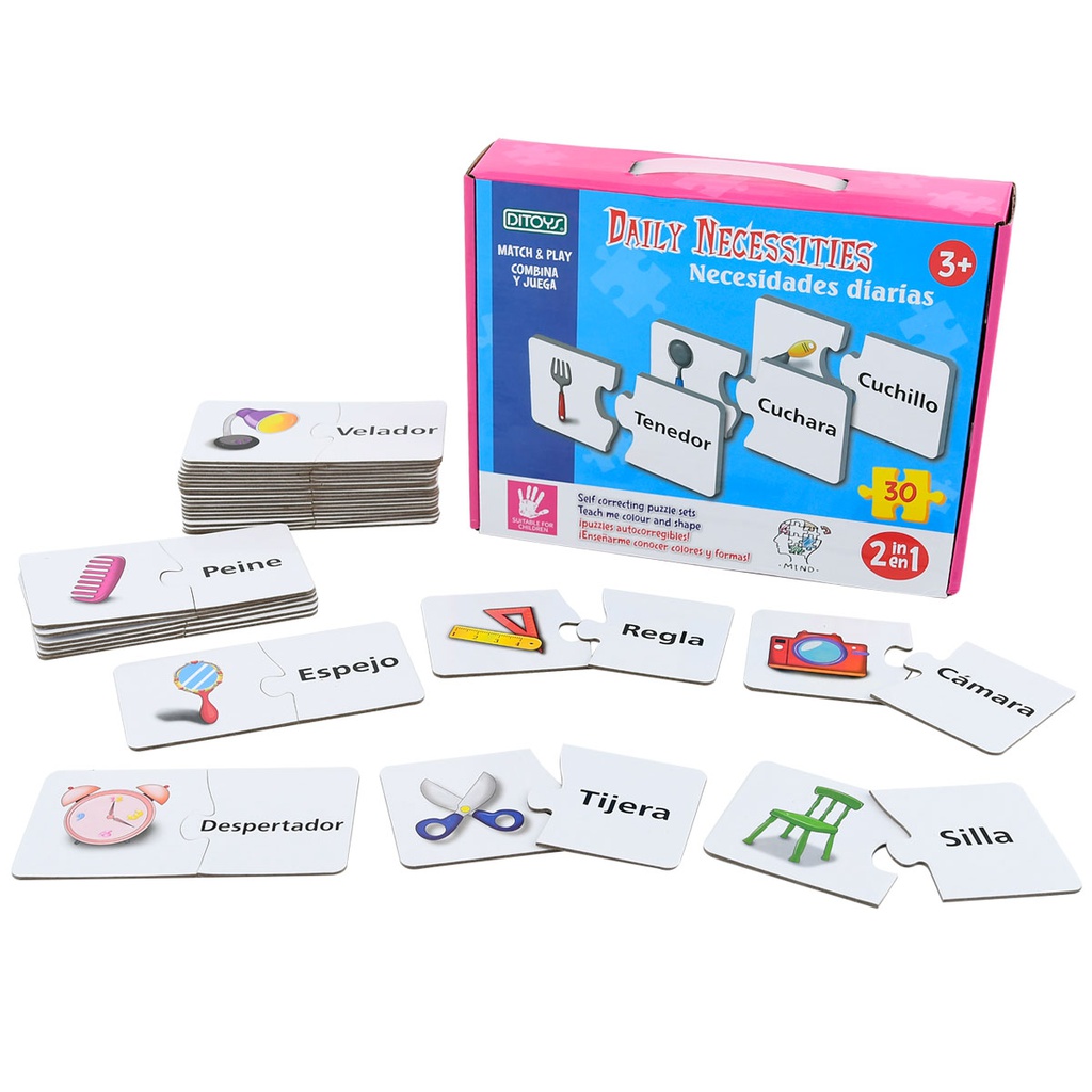 MATCH AND PLAY PUZZLE DITOYS 2376 NECESIDADES DIARIAS