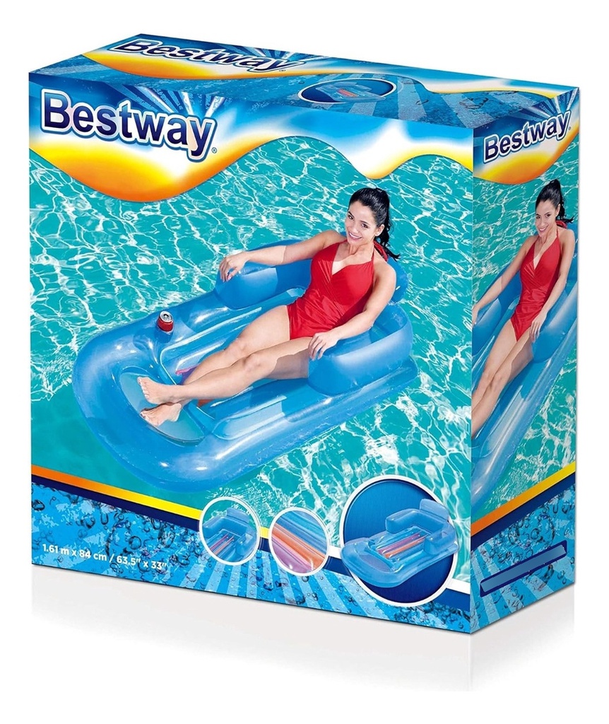 COLCHONETA SILLON BESTWAY 43028 AZUL