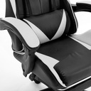 SILLA GAMER PC VONNE SV-G02 NEGRO/BLANCO