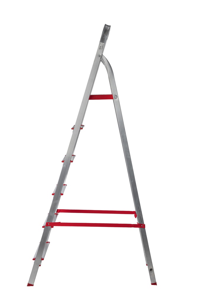ESCALERA LUSQTOFF DOMESTICA DE ALUMINIO 6 GRADO ESL191-76