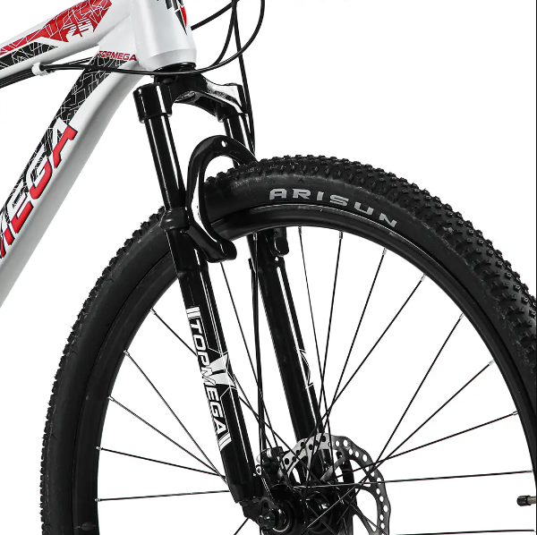 BICICLETA TOP MEGA SUNSHINE R29 21V L GRIS ROJO 1007578