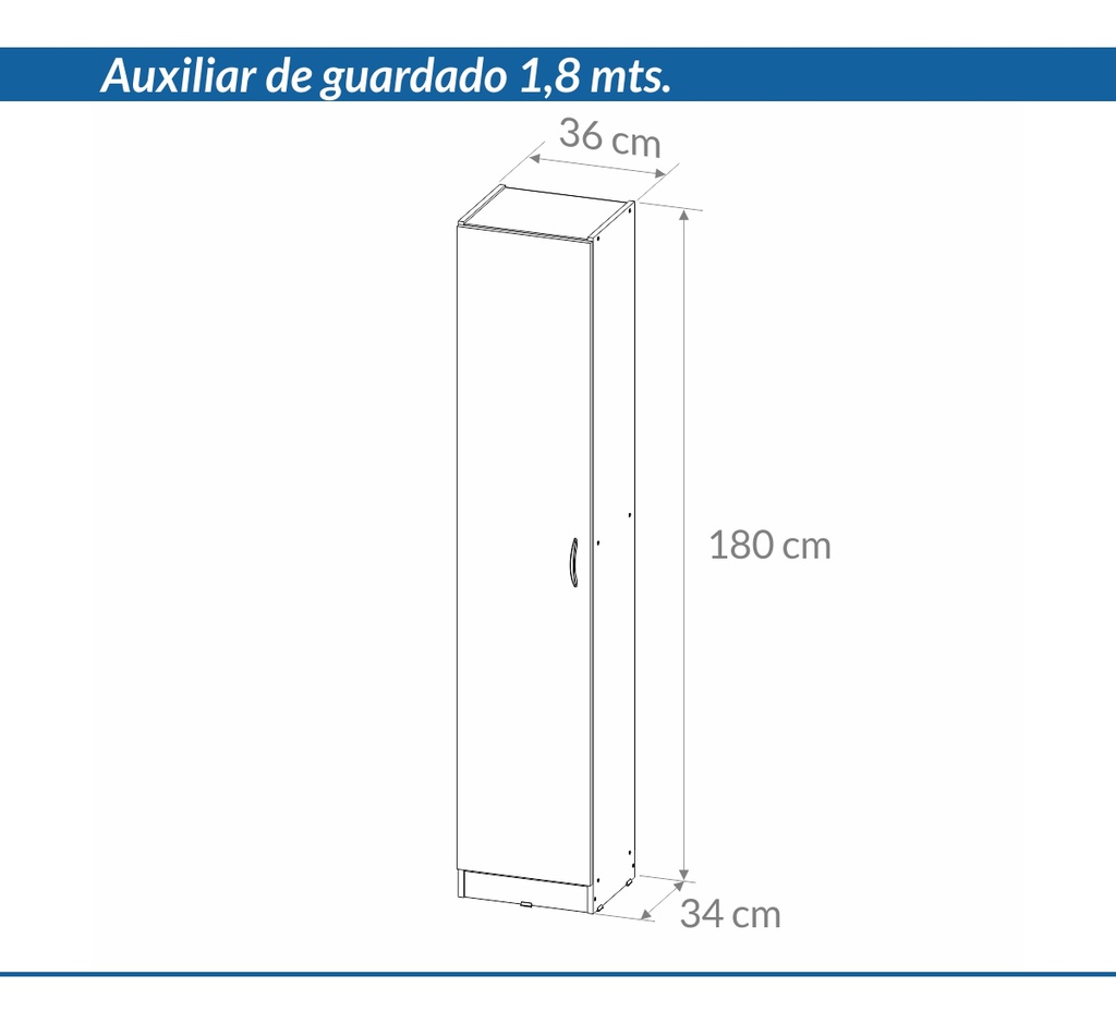 AUXILIAR COCINA PIRO CDM362 BLANCO WENGUE