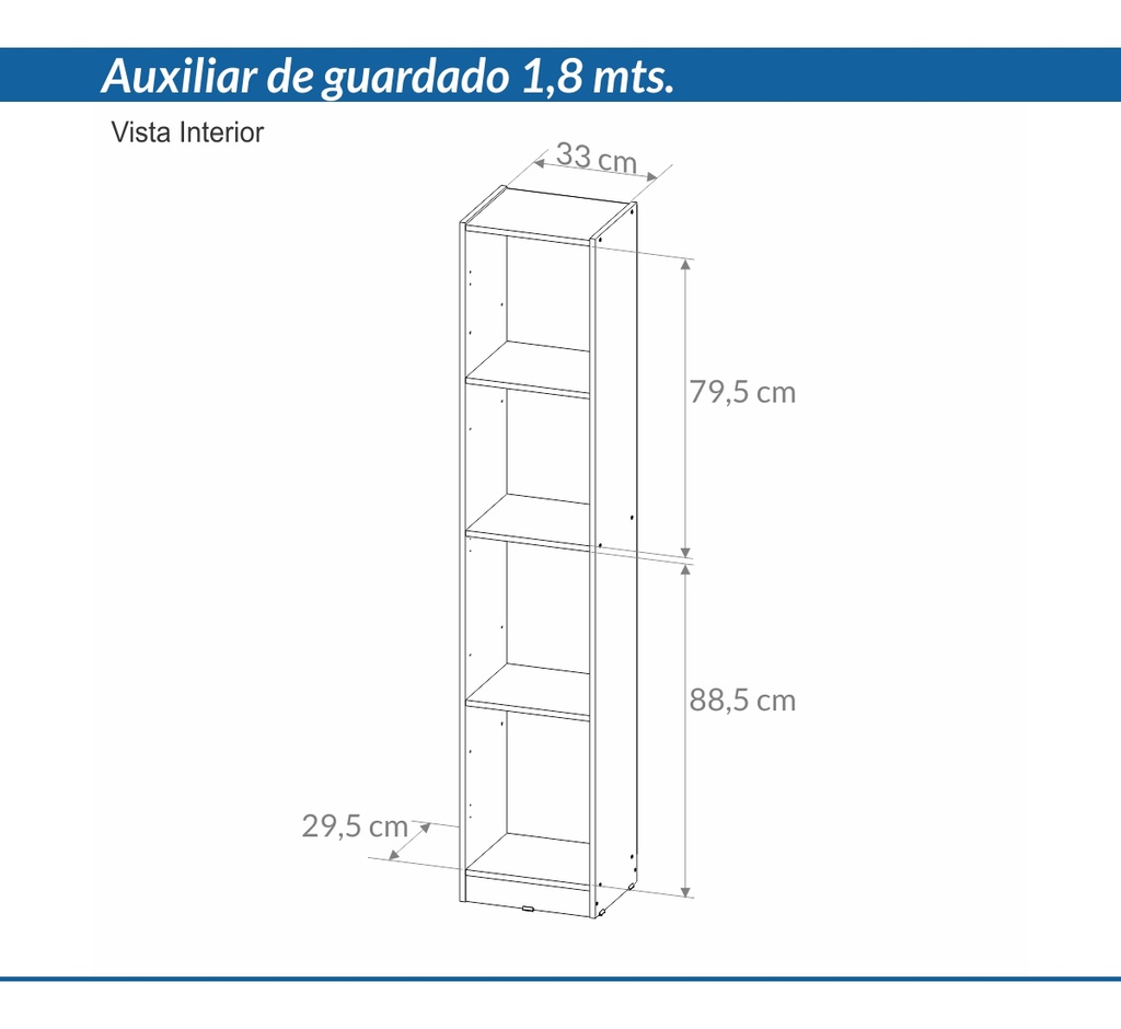 AUXILIAR COCINA PIRO CDM362 BLANCO WENGUE