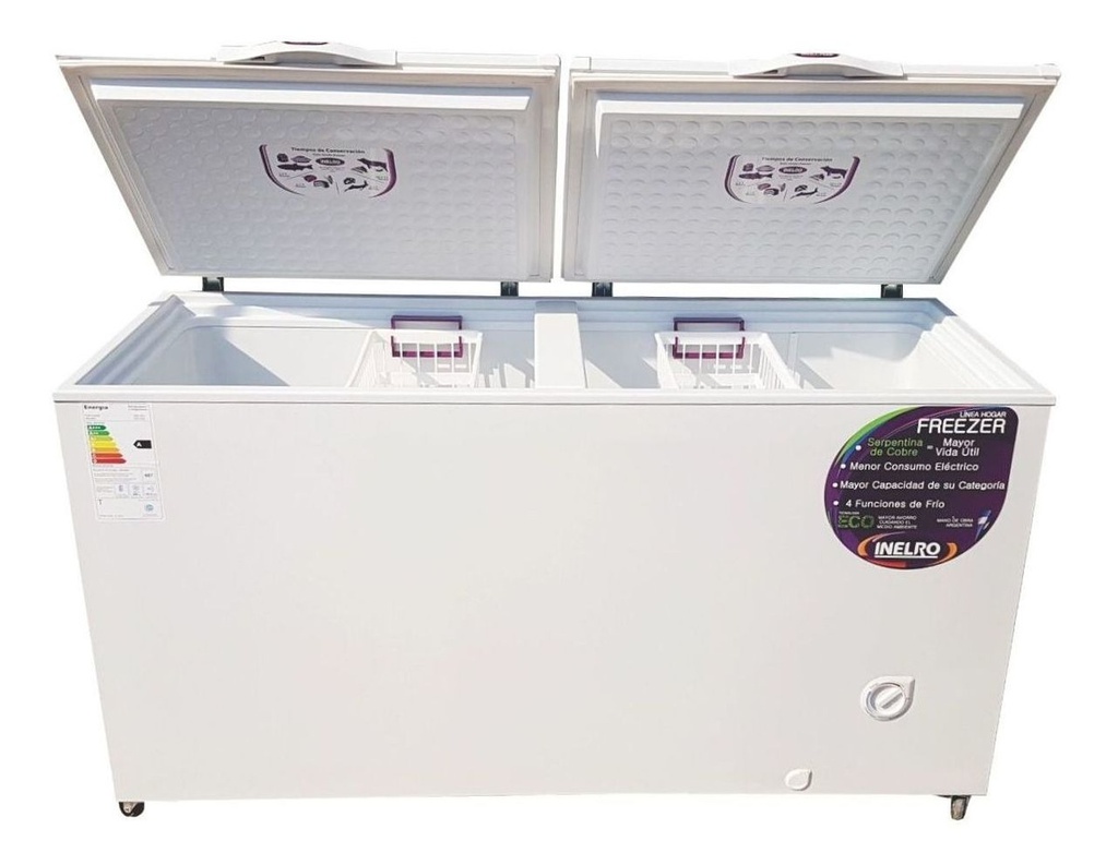 Freezer Inelro Fih-550 460 Lts. 2 Tapas