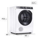 SECARROPAS ELECTROLUX ESES208B BLANCO