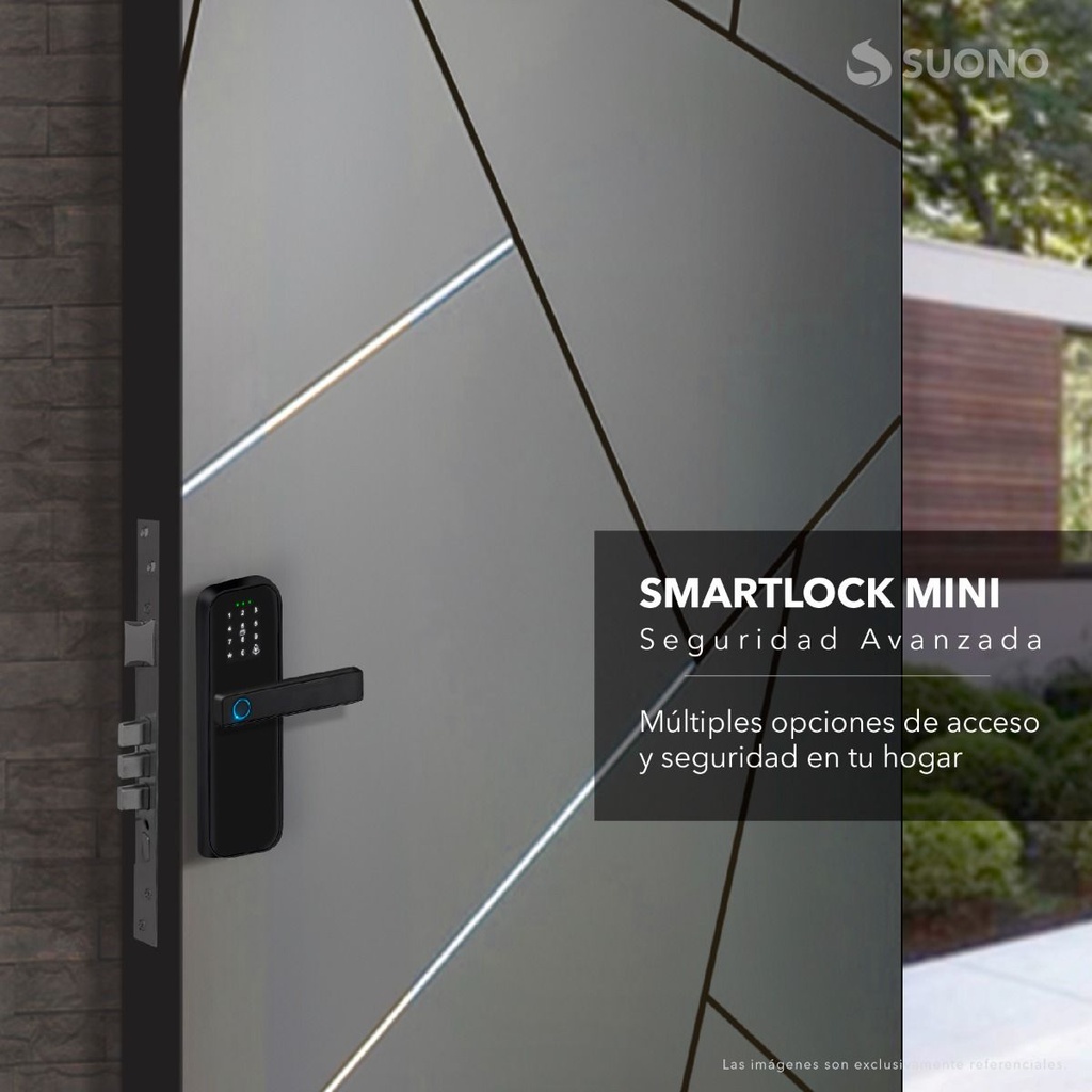 CERRADURA SMARTLOCK SUONO HOG0195 MINI NEGRA