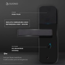 CERRADURA SMARTLOCK SUONO HOG0195 MINI NEGRA