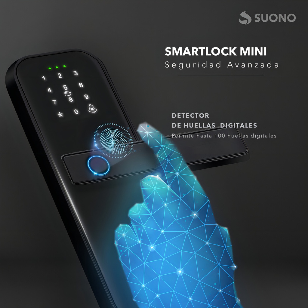 Cerradura Inteligente Smartlock Mini Huella Digital