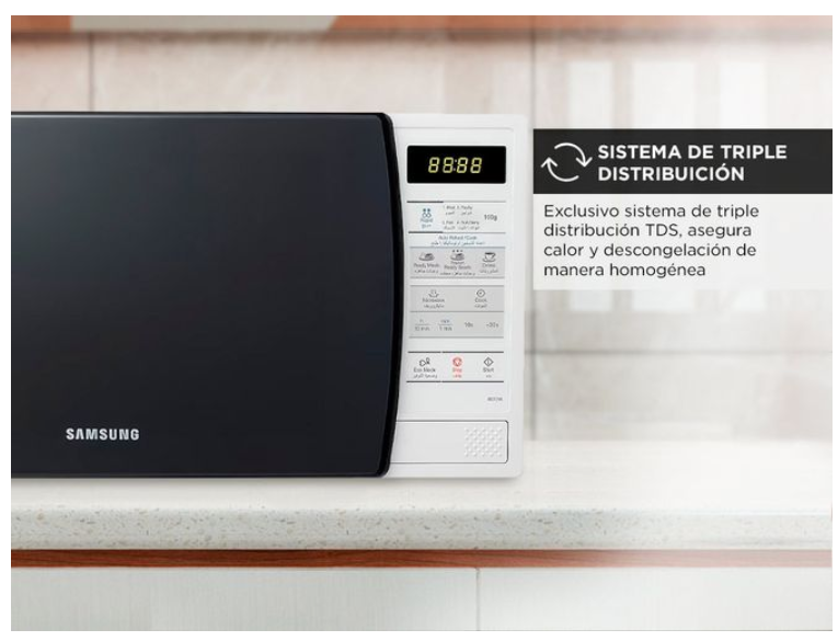 MICROONDAS SAMSUNG ME731K-KD/XBG 20L BLANCO