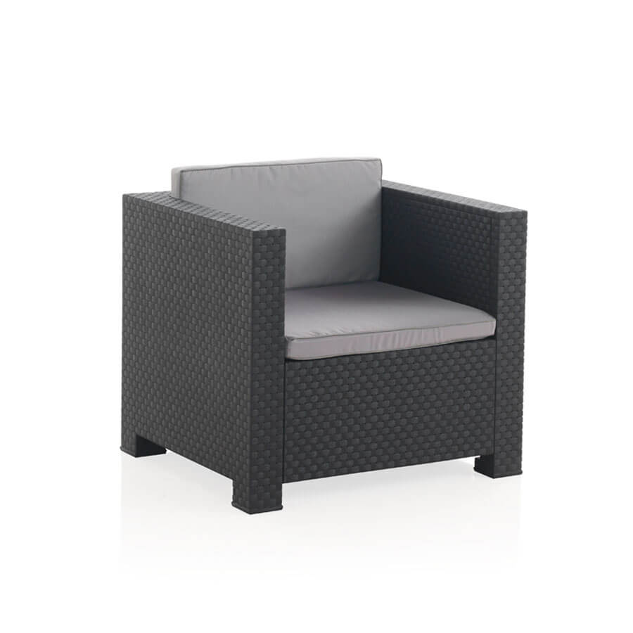 SET MUEBLE DIVA TROPEA SHAF BER55467 (1 SOFA + 2 SILLAS + 1 MESA)