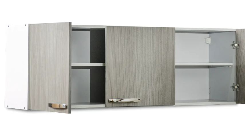 ALACENA MUEBLES MAXIMO 72145 140 GRIS/BLANCA