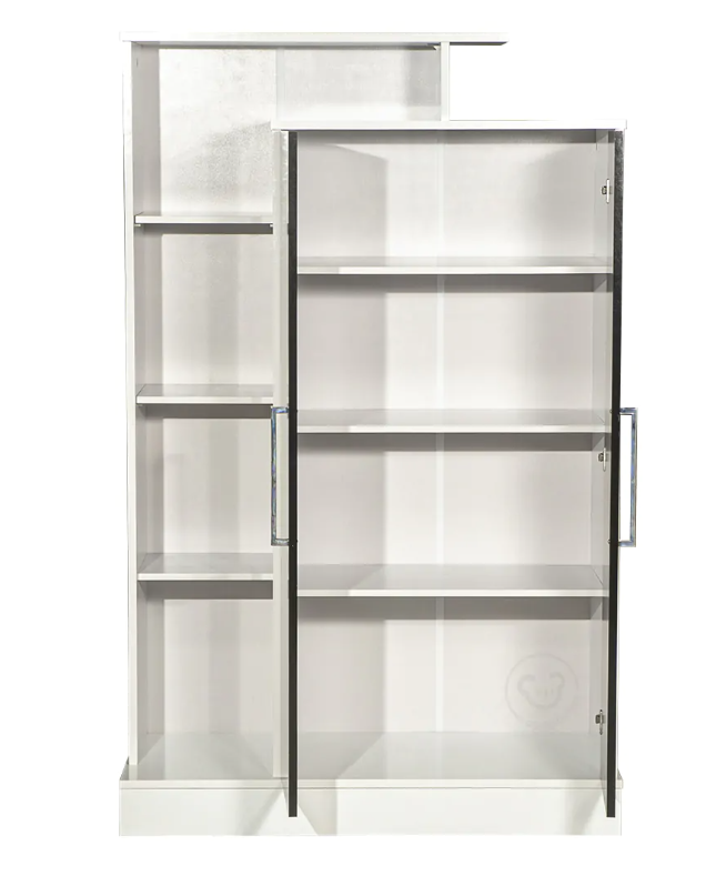 MULTIFUNCION MUEBLES MAXIMO 58001 2P BLANCO/NEGRO