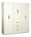 ROPERO FAMILY MUEBLES MAXIMO 66000 6P BLANCO