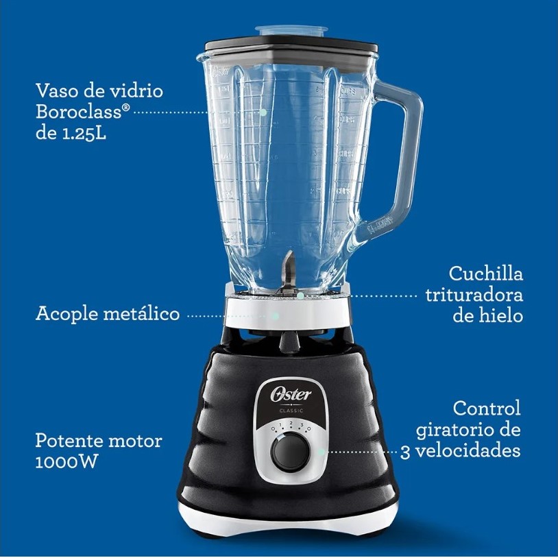 LICUADORA OSTER CLASICA BLST4655B BLACK