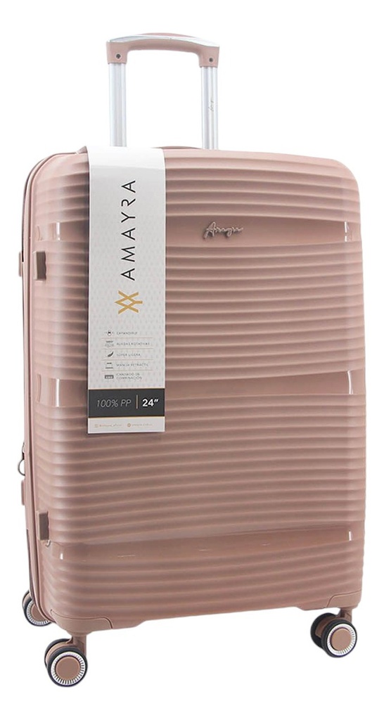 VALIJA AMAYRA 67 8004J 24" PP NUDE