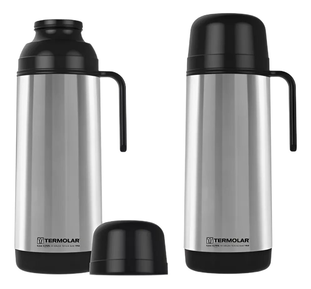 TERMO TERMOLAR 55626 LUMINA 1 LT. AC. INOX. C/AMPOLLA DE VIDRIO