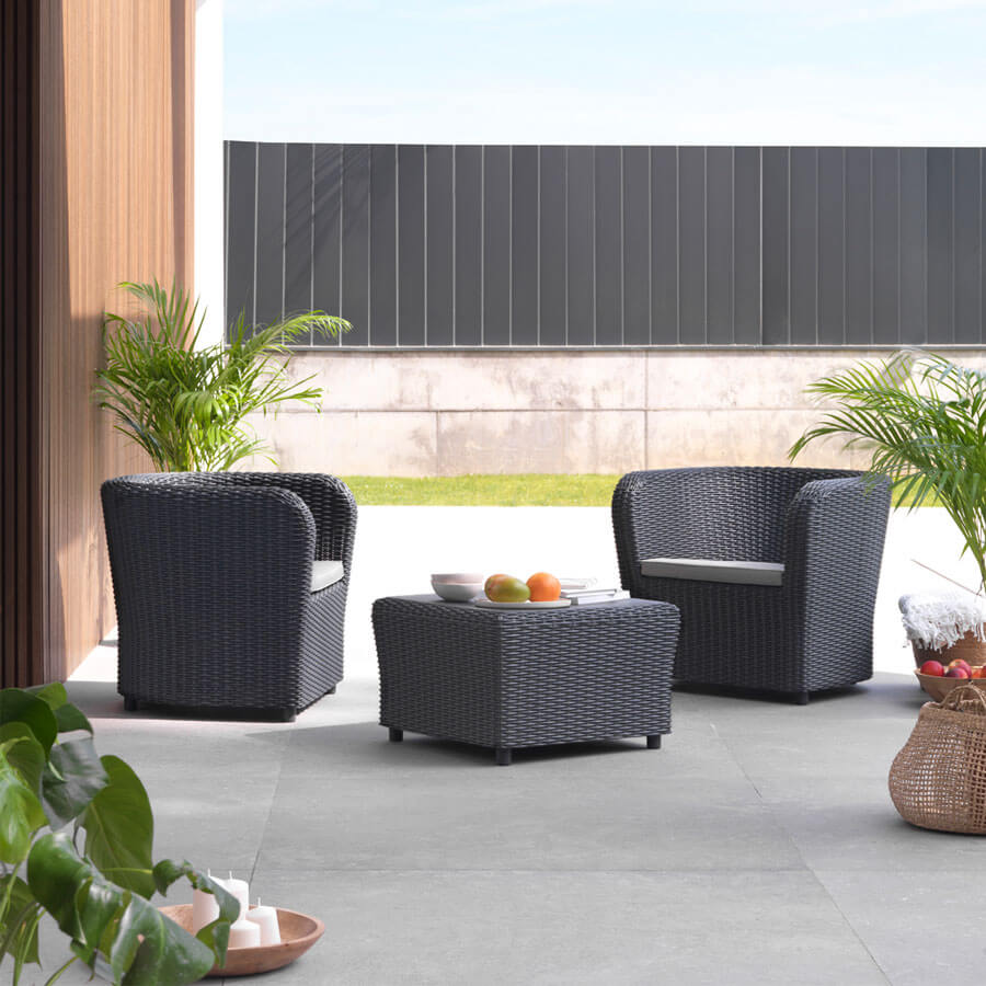 SET MUEBLE NOVA SHAF BER55476 (2 SILLAS + 1 MESA)