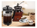Cafetera Hudson Fr08 Vidrio Y Ac Inox C/embolo 800ml Negra