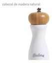 Molinillo De Madera Hudson Moli03 15 Cm Blanco