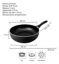 Sarten Hudson Ghw1132sf De Aluminio C/antiad. Profunda 24cm