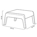 SET MUEBLE MIAMI TETE A TETE SHAF BER55450 GRAFITO (2 SILLAS + 1 MESA)