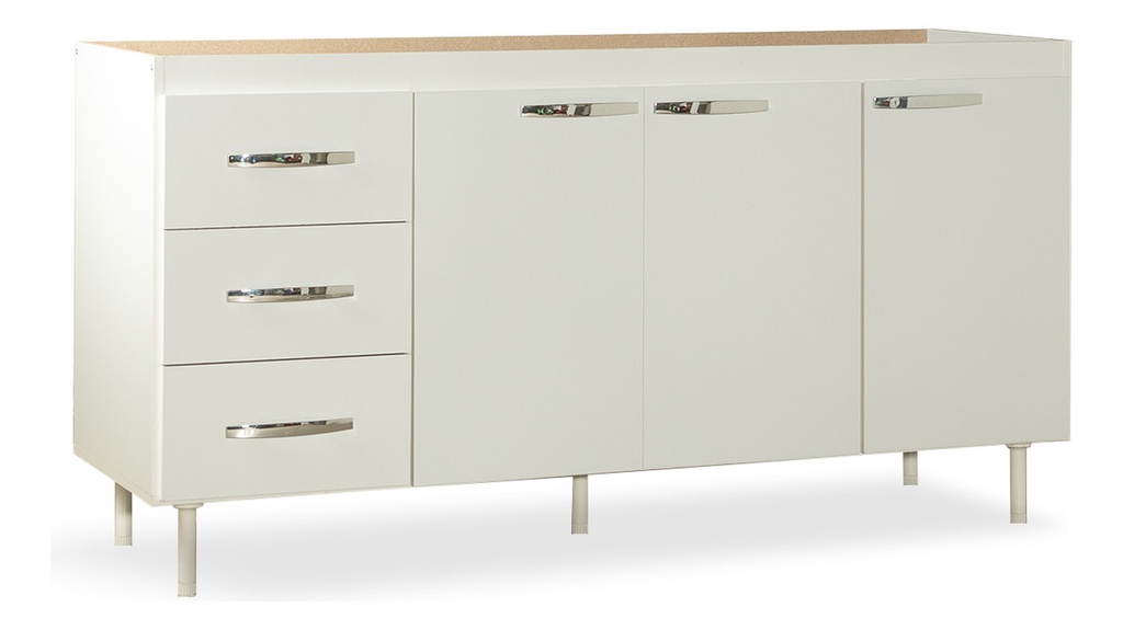 Bajo Mesada Muebles Maximo 72260 160 Blanca