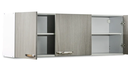 ALACENA MUEBLES MAXIMO 72145 140 GRIS/BLANCA