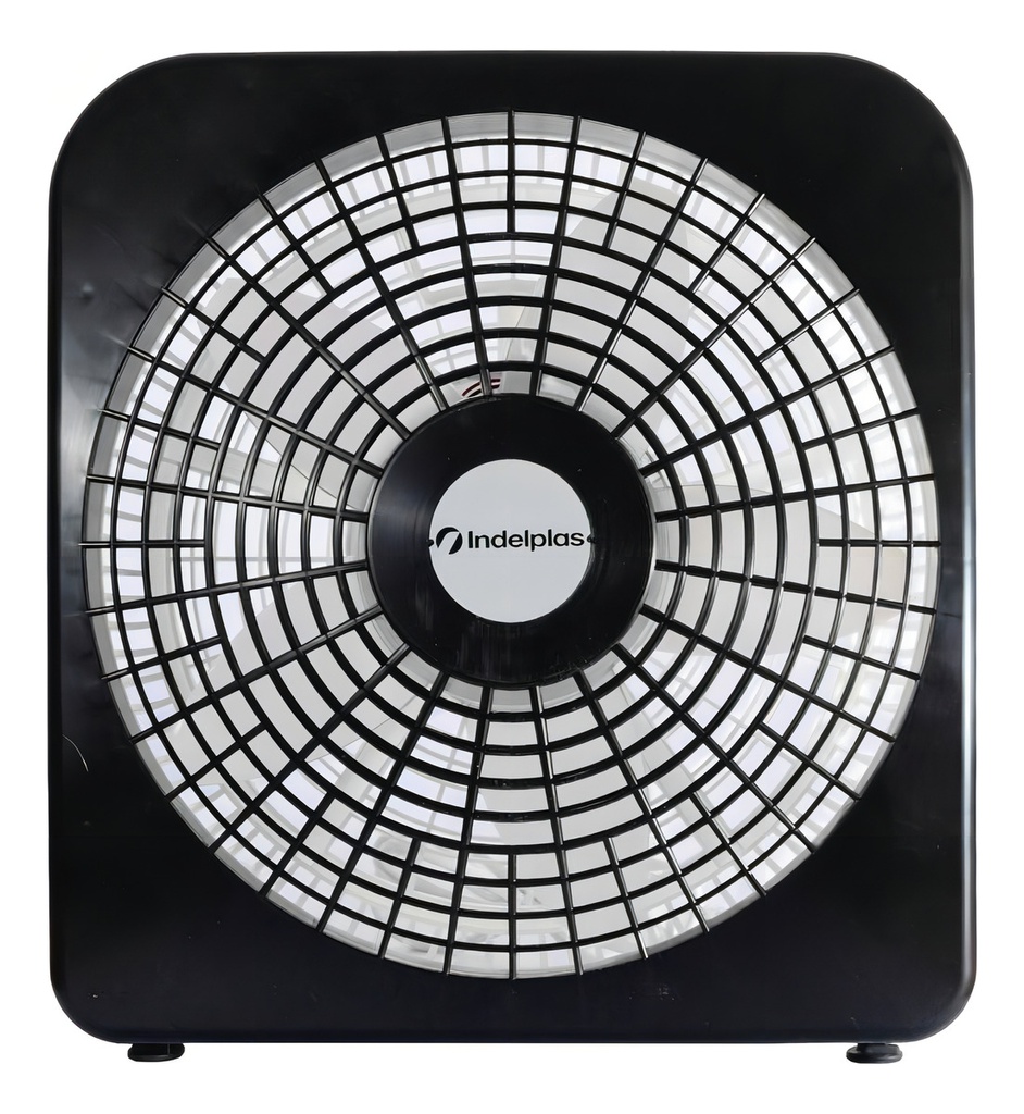 Ventilador Turbo Indelplas Iv D12  Negro 3 Velocidades