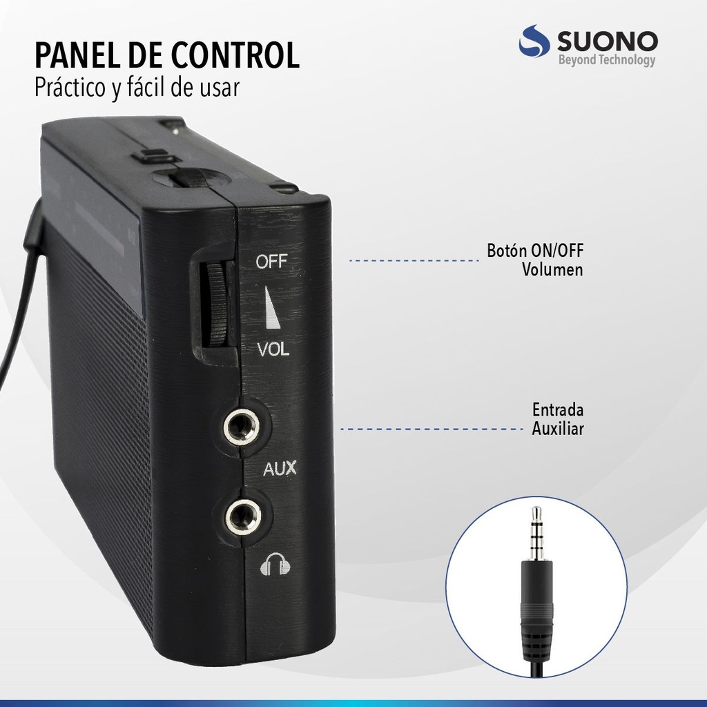 RADIO AM/FM SUONO AYV0265 VINTAGE COMPACTA