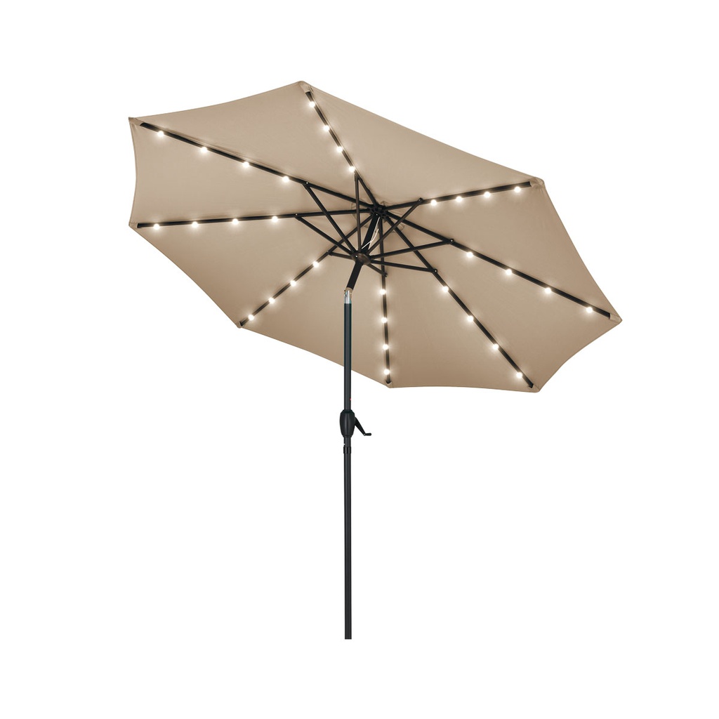 SOMBRILLA KUSHIRO SSK-4L SOLAR CON LUZ INTERNA BLA