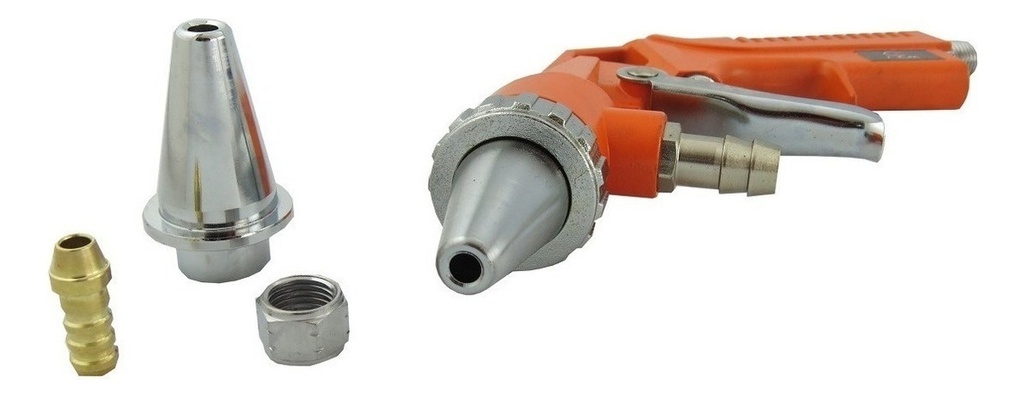 Pistola Arenadora Neumática Kld3090 C/picos-manguera 90psi