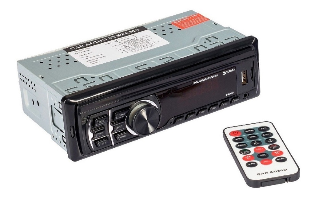 Autoestereo Suono Inf0002 Bluetooth Mp3 Usb
