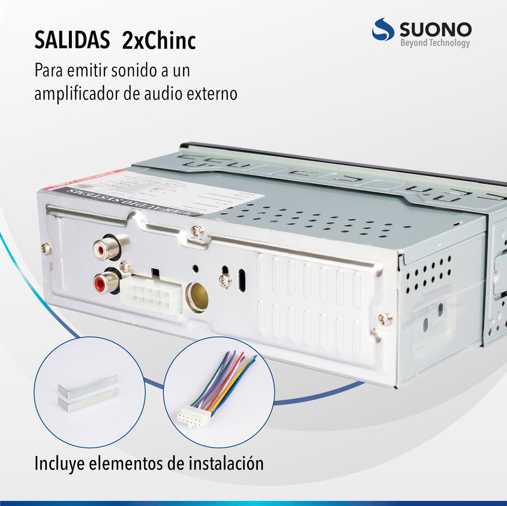 Autoestereo Suono Inf0001 Micro Sd Mp3 Usb Radio