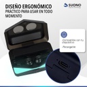 Auricular In Ear Suono Gaming Ayv262 Portatil