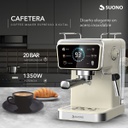 Cafetera Espresso Suono Hog0202 1.5l Digital Crema