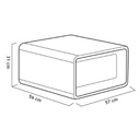 SET MUEBLE VENUS TETE A TETE SHAF BER55452 GRAFITO (2 SILLAS + 1 MESA)