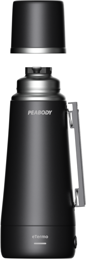 TERMO ELECTRICO PEABODY PE-ET1001N 1LT. C/BOMBILLA INTEGRADA NEGRO