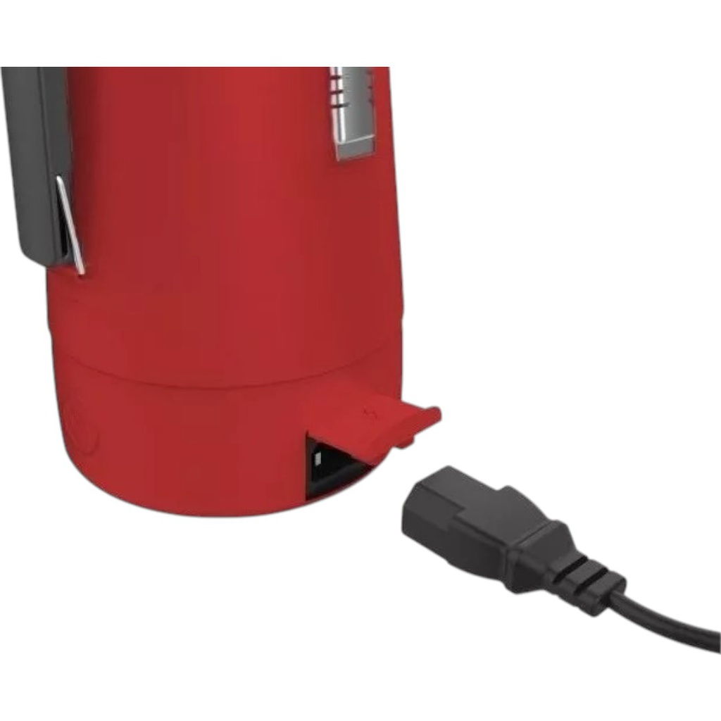 TERMO ELECTRICO PEABODY PE-ET1001R 1LT. C/BOMBILLA INTEGRADA ROJO