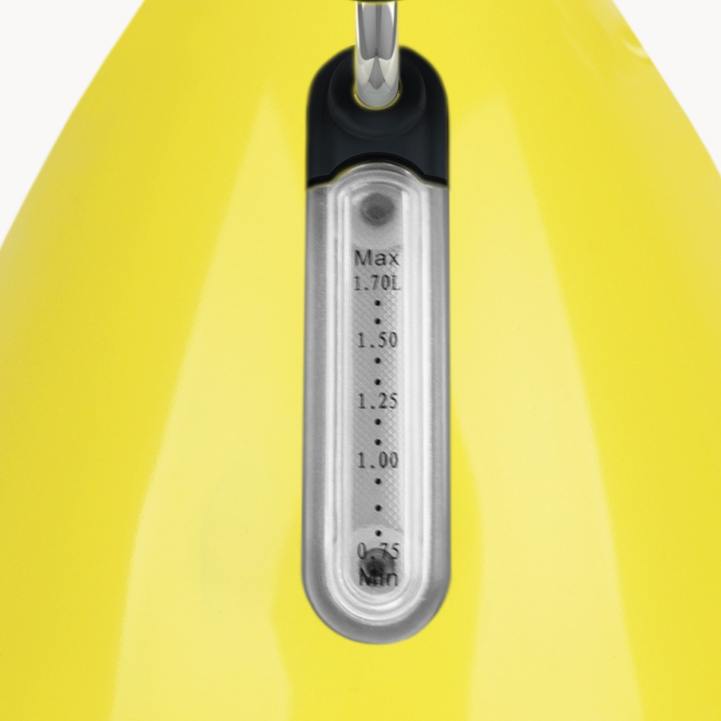 PAVA ELECTRICA PEABODY PE-KV8213-A C/RELOJ TEMP. AMARILLO