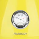 PAVA ELECTRICA PEABODY PE-KV8213-A C/RELOJ TEMP. AMARILLO