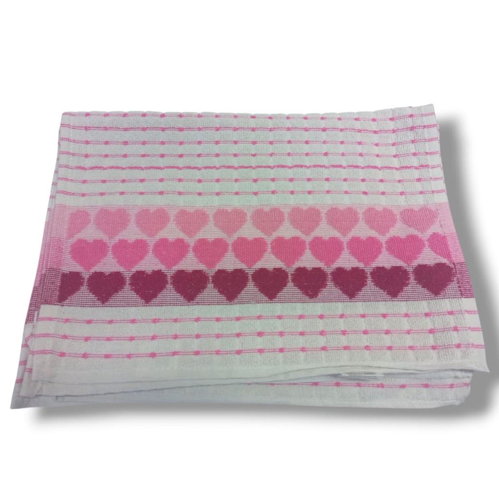 REPASADOR BELLEZA TRIPLE CORAZON TOALLA JACKARD 354600