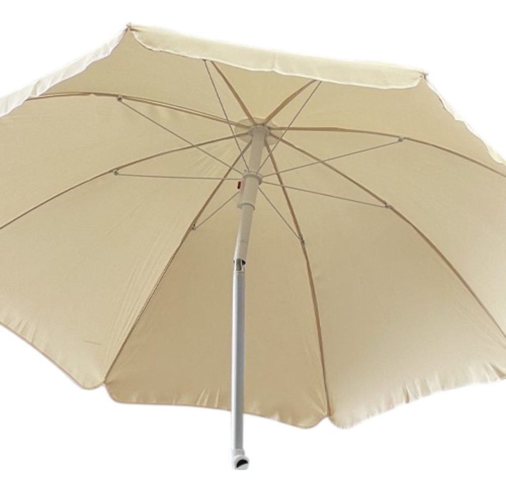 Sombrilla Laury Gb250 2,5 Mt Caño Acero Poliéster Beige Recl