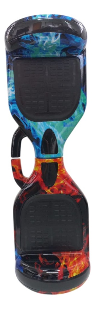Skate Hoverboard Qy-bw- Grafiti Azul Camuflado Rueda 6,5